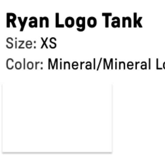 Fabletics Ryan Logo Tank - Size XS - Picture 6 of 6